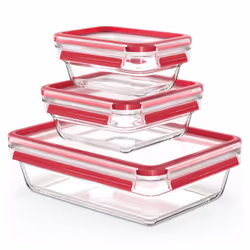 EMSA CLIP &amp; CLOSE N1050900, Boîte, Rectangulaire, Transparent, Verre, 420 °C, -40 - 420 °C