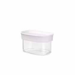 EMSA Optima, contenant, Rectangulaire, 0,18 L, Transparent, Blanc, méthacrylate de méthyle styrène (MS), Élastomère thermopla ...