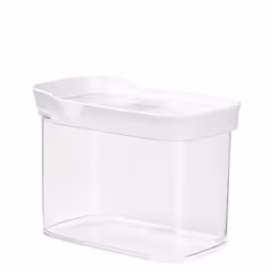 EMSA Optima, contenant, Rectangulaire, 1 L, Transparent, Blanc, méthacrylate de méthyle styrène (MS), Élastomère thermoplasti ...