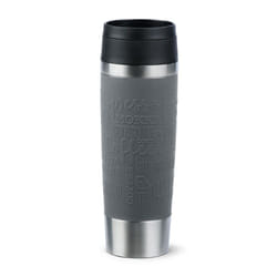 EMSA Travel Mug Classic Grande 500 ml Gris, Acier inoxydable