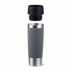 EMSA Travel Mug Classic Grande 500 ml Gris, Acier inoxydable
