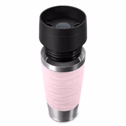 EMSA Travel Mug Waves 36 ml Rose, Acier inoxydable