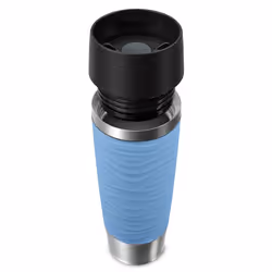 EMSA Travel Mug Waves Grande 500 ml Bleu, Acier inoxydable