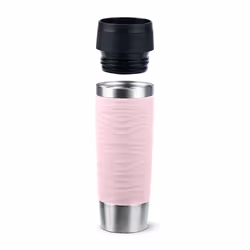 EMSA Travel Mug Waves Grande 500 ml Rose, Acier inoxydable