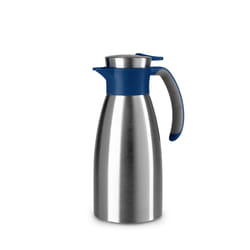 EMSA Soft Grip Théière simple 1000 ml Bleu, Acier inoxydable