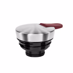 EMSA Soft Grip Théière simple 1000 ml Bordeaux, Acier inoxydable
