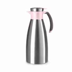 EMSA Soft Grip, Théière simple, 1500 ml, Rose, Acier inoxydable, Acier inoxydable, 118 mm, 150 mm