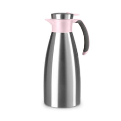 EMSA Soft Grip Théière simple 1500 ml Rose, Acier inoxydable