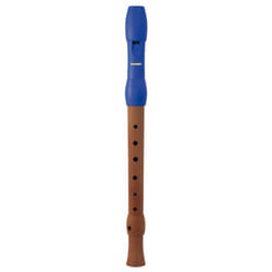 Hohner Alegra Embouchure terminale (oblique) Plastique, Bois Bleu, Bois
