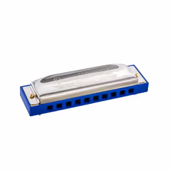 Hohner Penta Harp, Harmonica diatonique, Bleu, Acier inoxydable, Plastique, 102 mm