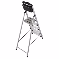 Krause 126535 échelle Echelle coulissante Aluminium, Noir
