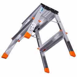 Krause Folding Step Treppy silver Poids : 1150 grammes Largeur : 30 centimètres Hauteur : 20 centimètres Longueur : 50 centim ...