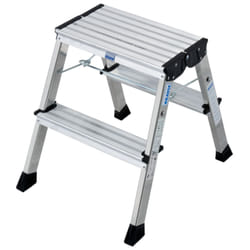 Krause 130037 marchepied Aluminium Aluminium, Noir