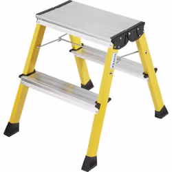 Informations techniques Couleur : jaune Hauteur de travail (max.) : 2.45 m Hauteur debout (max.) : 0.45 m Matériau : aluminiu ...