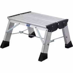 Krause 130327, Aluminium, Aluminium, Noir, 1 étapes, TUV, EN14183, 1,7 kg, 22 cm