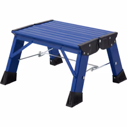 Krause 130860, Aluminium, Noir, Bleu, 1 étapes, TUV, EN14183, 1,7 kg, 22 cm