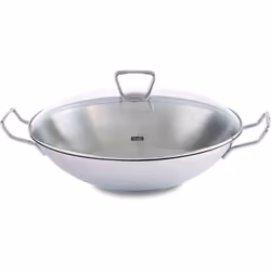 Fissler 006-823-35-001/0, Rond, Wok/Poêle à frire, Acier inoxydable, Acier inoxydable, 180 °C, Acier inoxydable