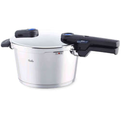 Fissler Vitaquick 6 L Noir, Acier inoxydable