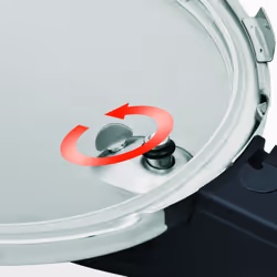Fissler Vitaquick 8 L Noir, Acier inoxydable