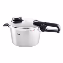 Fissler Vitavit Premium, 4,5 L, Vitrocéramique, Gaz, Induction, Acier inoxydable, 22 cm, Acier inoxydable, Amovible