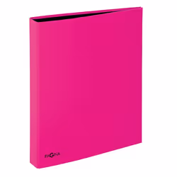 Pagna 20601-34, A4, Anneau rond, Rangement, Carton, Rose, Noir