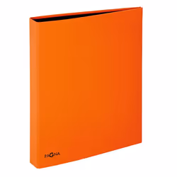 Pagna 20601-09, A4, Anneau rond, Rangement, Carton, Orange, Noir