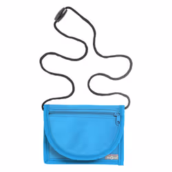 Pagna 99507-20, Pochette autour du cou, Bleu, Nylon, Monochromatique, Tour de cou, Crochet et fermeture de boucle