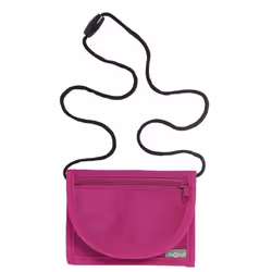 Pagna 99507-34, Pochette autour du cou, Rose, Nylon, Monochromatique, Tour de cou, Crochet et fermeture de boucle