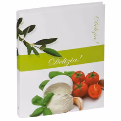 Classeur pour recettes de cuisine Olive ET tomate A4