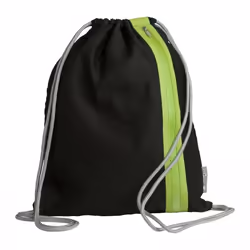 Pagna Go!, Noir, Citron vert, Coton, Polyester, Monochromatique, 1 pochettes, Voyager avec un sac à dos, 10 mm