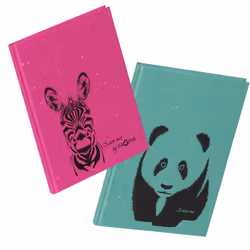 Pagna Save me Panda bloc-notes A5 128 feuilles Couleur menthe