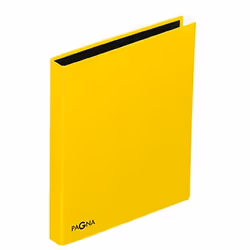 Pagna 20407-04, A5, Anneau rond, Rangement, Carton, Jaune, Noir