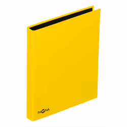 Pagna 20606-04, A4, Anneau rond, Rangement, Jaune, 2,5 cm, 260 mm