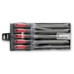 Set de lime/râpe - DICK - 1304200-2K - 2 poignées 2 composants - 5 pièces - Longueur 200 mm