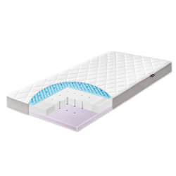 Julius Zöllner Dr. Lübbe Air Premium Matelas pour bébé Beige, Blanc