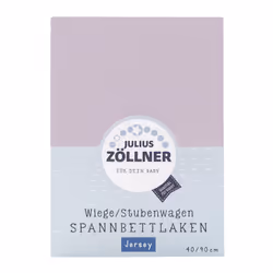 Julius Zöllner Jersey, Eponge, Coton, 40 x 90 cm, Lilas, Monochromatique, Cotton, 100