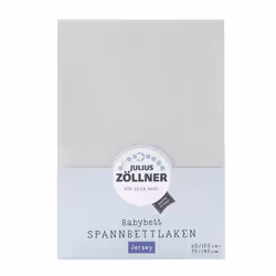 Julius Zöllner Jersey, Eponge, Coton, 70 x 140 cm, Gris, Monochromatique, Cotton, 100