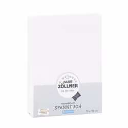 Julius Zöllner 5510010000, Eponge, Coton, 70 x 140 cm, Blanc, Monochromatique, Cotton, 100
