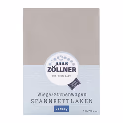 Julius Zöllner Jersey, Eponge, Coton, 40 x 90 cm, Taupe, Monochromatique, Cotton, 100