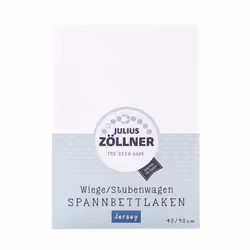 Julius Zöllner Jersey, Eponge, Coton, 40 x 90 cm, Blanc, Monochromatique, Cotton, 100