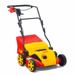 WOLF-Garten VA 378 E, 1800 W, 37 cm, 50 L, Rouge, Jaune, Plastique, Batterie