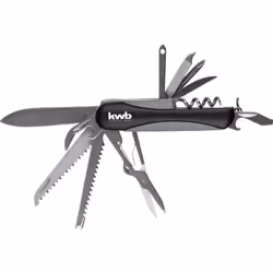 Informations techniques Longueur : 90 mm Couteau de poche, 11 pièces, 90 mm Le compagnon idéal pour le bricolage et les loisi ...