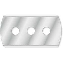 KWB - Lame de rechange 3 trous pour grattoir domestique, 43 x 23 mm 023905 D293022