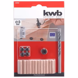 kwb 028086, Perceuse, Foret hélicoïdal, 8 mm, Bois dur, SDS Plus, Argent