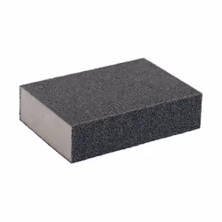 kwb 089221, Éponge abrasive, Grain moyen/fin, Carbure de silicium, mousse, Décapant, Métal