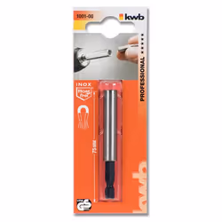 kwb 100100 Support d'embout de tournevis Acier inoxydable 25,4 / 4 mm (1 / 4") 1 pièce(s)