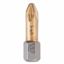 kwb 101601, 1 pièce(s), Cruciforme, Titane, PZ 1, 25 mm, 25,4 / 4 mm (1 / 4")