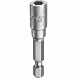kwb 102708, Tige hexagonale, 25,4 / 4 mm (1 / 4"), Acier, 110 mm