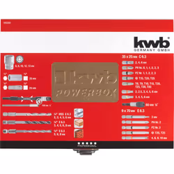 kwb 106300 foret Ensemble de forets 67 pièce(s)