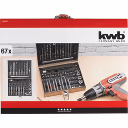 kwb 106300 foret Ensemble de forets 67 pièce(s) - Vue supplémentaire 4